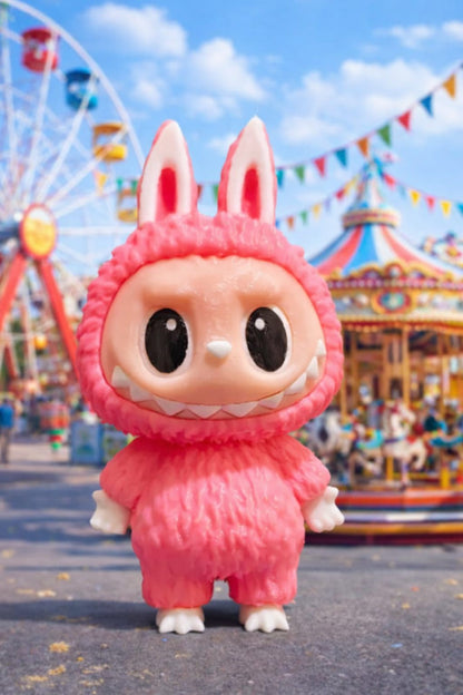 3D Printed Labubu Toy with customized letters